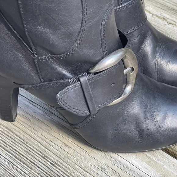 Kelly & Katie tall leather boots with silver buckle Size 8 - Picture 8 of 10